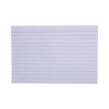 Ruled Index Cards, 4 X 6, White, 100/Pack
