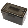 Plastic Index Card Boxes, Holds 300 3 x 5 Cards, 5.63 x 3.25 x 3.54, Translucent Black