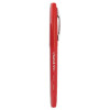 Porous Point Pen, Stick, Medium 0.7 Mm, Red Ink, Red Barrel, Dozen