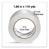 Deluxe General-Purpose Acrylic Box Sealing Tape, 2 Mil, 3" Core, 1.88" x 109 Yds, Clear, 6/Pack