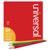 Woodcase Colored Pencils, 3 Mm, Assorted Lead And Barrel Colors, 24/Pack