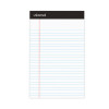 Premium Ruled Writing Pads With Heavy-Duty Back, Narrow Rule, Black Headband, 50 White 5 X 8 Sheets, 12/Pack