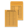 Deluxe Interoffice Press And Seal Envelopes, #97, Two-Sided Three-Column Format, 10 X 13, Brown Kraft, 100/Box