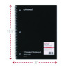 Wirebound Notebook, 1-Subject, Wide/Legal Rule, Assorted Cover Colors, (70) 10.5 x 8 Sheets, 4/Pack