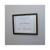All Purpose Document Frame, 8.5 X 11 Insert, Black/Gold, 3/Pack
