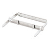 Two-Piece Two-Prong Paper Fastener Base And Compressor Sets, 2" Capacity, 2.75" Center To Center, Silver, 50/Box
