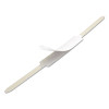 Self-Adhesive Two-Prong Paper Fastener Base And Compressor Sets, 2" Capacity, 2.75" Center To Center, Silver, 100/Box