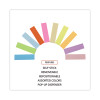 Self-Stick Page Tabs, 0.5" x 1.75", Assorted Colors, 500/Pack
