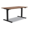 Essentials Electric Sit-Stand Desk, 55.1" X 27.5" X 25.9" To 51.5", Espresso/Black