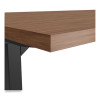 Essentials Electric Sit-Stand Desk, 55.1" X 27.5" X 25.9" To 51.5", Espresso/Black