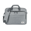 Sustainable Recycled Collection Laptop Bag, Fits Devices Up To 15.6", Recycled Pet Polyester, 16.25 x 4.5 x 12, Gray