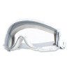 Stealth Safety Goggles, Clear Anti-Fog Lens, Gray/Clear Frame
