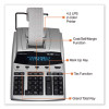1240-3a Antimicrobial Printing Calculator, Black/Red Print, 4.5 Lines/Sec