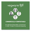 96 Series Cold Cup Lids, Fits Vegware 96-Series Cold Cups, Plastic, Clear, 1,000/Carton