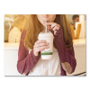 96-Series Cold Cup, 16 Oz, Plastic, Clear/Green, 1,000/Carton