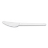 White Cpla Cutlery, General Purpose Knife, Plastic, White, 1,000/Carton