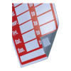 Sticky-Back Fasteners, Removable Adhesive, 0.88" X 0.88", Clear, 12/Pack