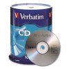 Cd-R Recordable Disc, 700 Mb/80 Min, 52x, Spindle, Silver, 100/Pack