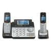 Ds6151-2 Two-Handset Two-Line Cordless Phone With Answering System, Black/Silver