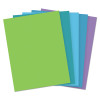 Color Paper - "Cool" Assortment, 24 Lb Bond Weight, 8.5 x 11, Assorted Cool Colors, 500/Ream