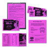 Color Paper, 24 Lb Bond Weight, 11 x 17, Pulsar Pink, 500/Ream