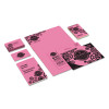 Color Cardstock, 65 Lb Cover Weight, 8.5 x 11, Pulsar Pink, 250/Pack