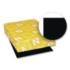 Color Paper, 24 Lb Bond Weight, 8.5 x 11, Eclipse Black, 500/Ream
