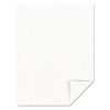 Color Cardstock, 65 Lb Cover Weight, 8.5 x 11, Stardust Flecked White, 250/Pack