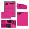 Color Paper, 24 Lb Bond Weight, 8.5 x 11, Fireball Fuchsia, 500/Ream
