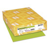 Exact Brights Paper, 20 Lb Bond Weight, 8.5 x 11, Bright Green, 500/Ream