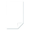 Color Cardstock, 65 Lb Cover Weight, 8.5 x 14, Bright White, 125/Pack