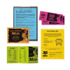 Color Paper -"Bright" Assortment, 24 Lb Bond Weight, 8.5 x 11, Assorted Bright Colors, 500/Ream