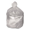 Can Liners, 10 Gal, 7.87 Mic, 24" x 24", Natural, 25 Bags/Roll, 20 Rolls/Carton