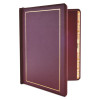 Binder For Corporation Minutes, 3 Posts, 2" Capacity, 11 X 8.5, Red W/Gold Trim