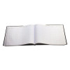 Detailed Visitor Register Book, 8 Column Format, Black Cover, 12.25 X 9.5 Sheets, 208 Sheets/Book