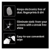 E-Tronic Wipes, 1-Ply, 7 x 8, White, 30/Canister
