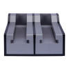 Cutlerease Base, Holds 2 Dispensers, 10.25 x 11 x 5.25, Gray/Black