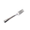 Reflections Heavyweight Plastic Utensils, Fork, Silver, 80/Box