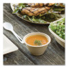 Fiber Barrel Bowls, 12 Oz, 4.5" Diameter x 2.5" h, Natural, Paper, 500/Carton