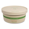 Paper Lids For Bowls. 5.9" Diameter, Natural, 300/Carton