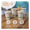 No Tree Wide Paper Bowls, 24 Oz, 5.9" Diameter x 2.4" h, Natural, Sugarcane, 300/Carton