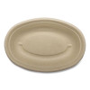 Fiber Bowls, Burrito Bowl, 18 Oz, 8 x 5.3 x 1.6, Natural, Paper, 400/Carton
