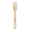 Bamboo Cutlery, Fork, Paper, Natural, 2,000/Carton