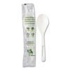 Tpla Wrapped Cutlery, Soup Spoon, Plastic, Light Beige, 750/Carton