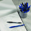 Z-Grip Ballpoint Pen, Retractable, Medium 1 Mm, Blue Ink, Translucent Blue/Blue Barrel, 24/Pack