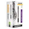 Jimnie Gel Pen Value Pack, Stick, Medium 0.7 Mm, Black Ink, Clear/Black Barrel, 24/Box