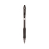 Sarasa Dry Gel X20 Gel Pen Value Pack, Retractable, Medium 0.7 Mm, Black Ink, Clear/Black Barrel, 24/Box