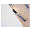 Z-Grip Flight Ballpoint Pen, Retractable, Bold 1.2 Mm, Black Ink, Black/Gray/White Barrel, 12/Pack