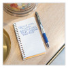 Z-Grip Flight Ballpoint Pen, Retractable, Bold 1.2 Mm, Blue Ink, Black/Blue/White Barrel, 12/Pack