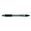 Z-Grip Ballpoint Pen, Retractable, Medium 1 Mm, Black Ink, Clear/Black Barrel, 18/Pack